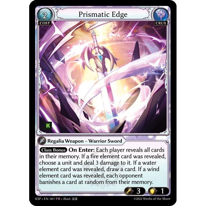 Image for Prismatic Edge (007) (KSP) - Grand Archive TCG