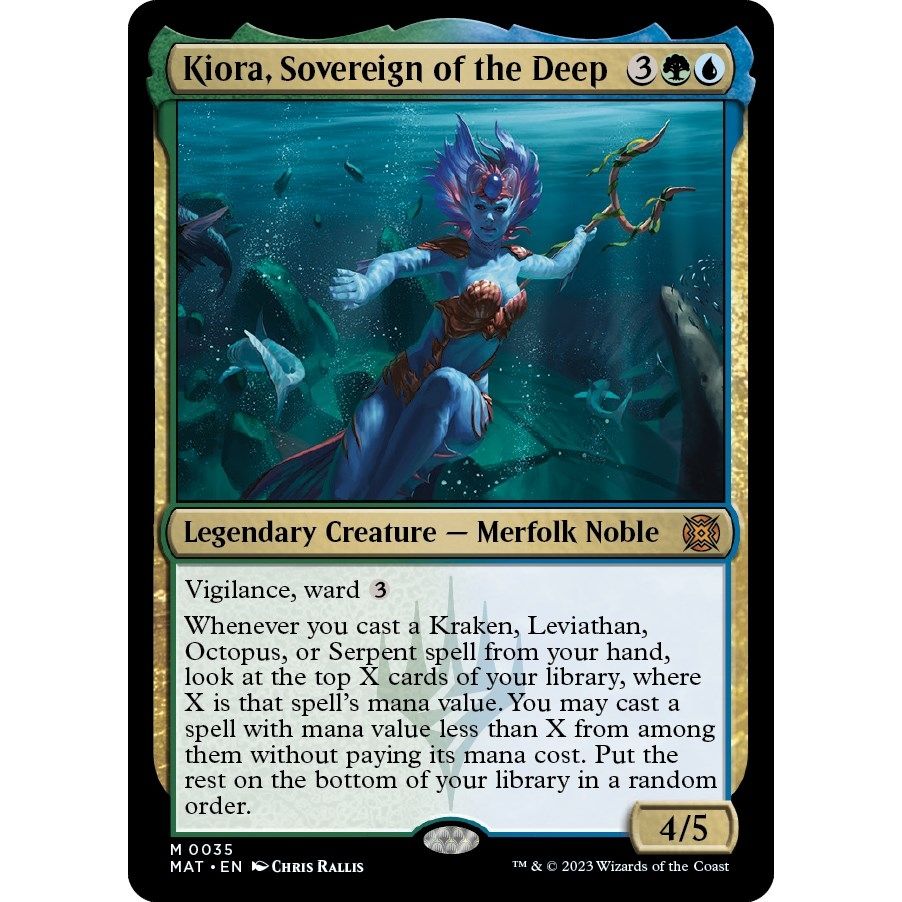 Image for Kiora, Sovereign of the Deep (35) (MAT) - Magic: The Gathering