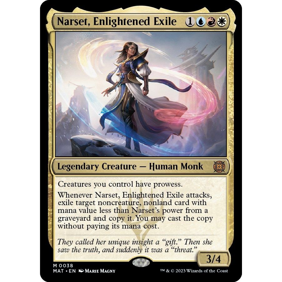Image for Narset, Enlightened Exile (38) (MAT) - Magic: The Gathering