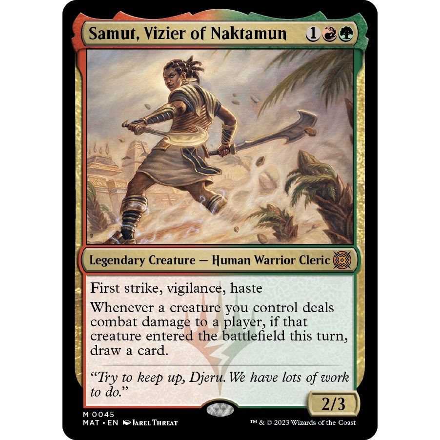 Image for Samut, Vizier of Naktamun (45) (MAT) - Magic: The Gathering