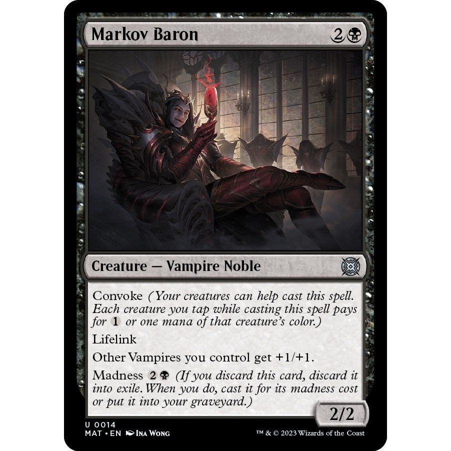 Image for Markov Baron (14) (MAT) - Magic: The Gathering