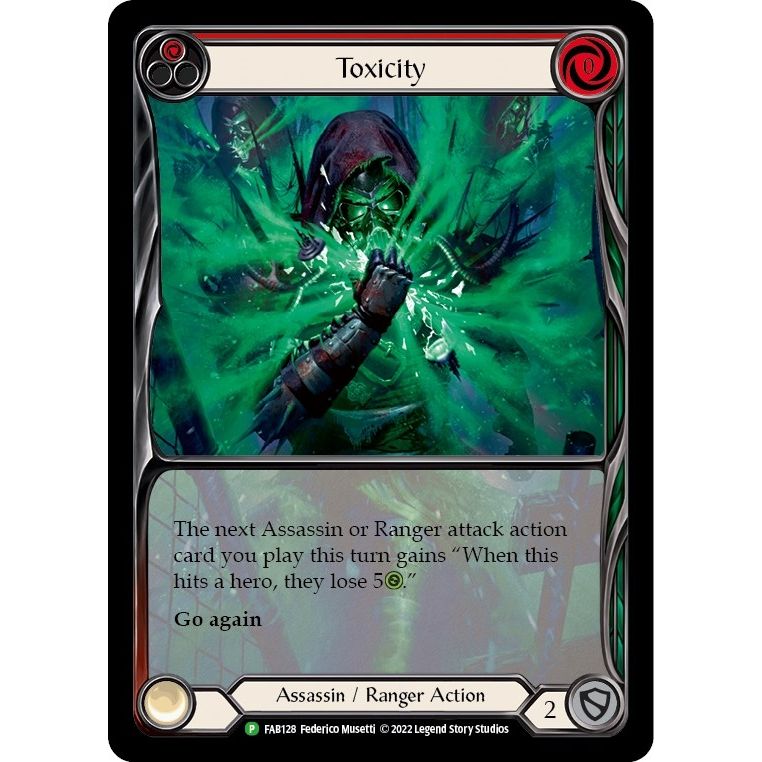 Image for Toxicity (Red) - FAB128 (FAB128) (PR) - Flesh and Blood TCG