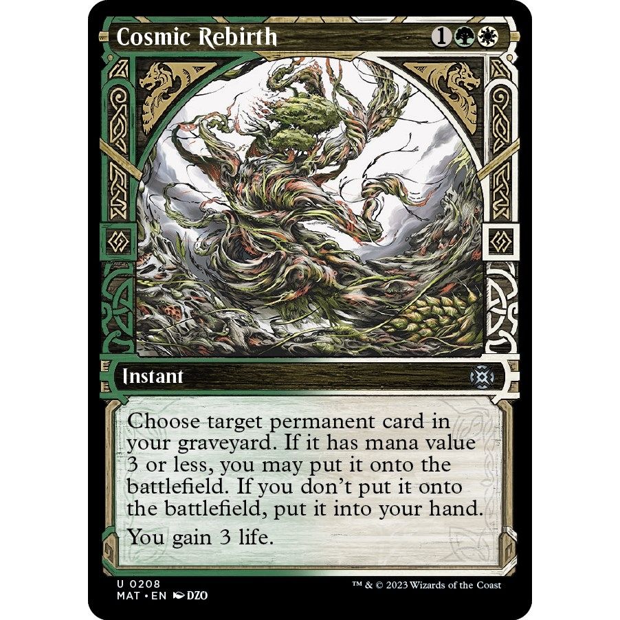 Image for Cosmic Rebirth (Halo Foil) (208) (MAT) - Magic: The Gathering