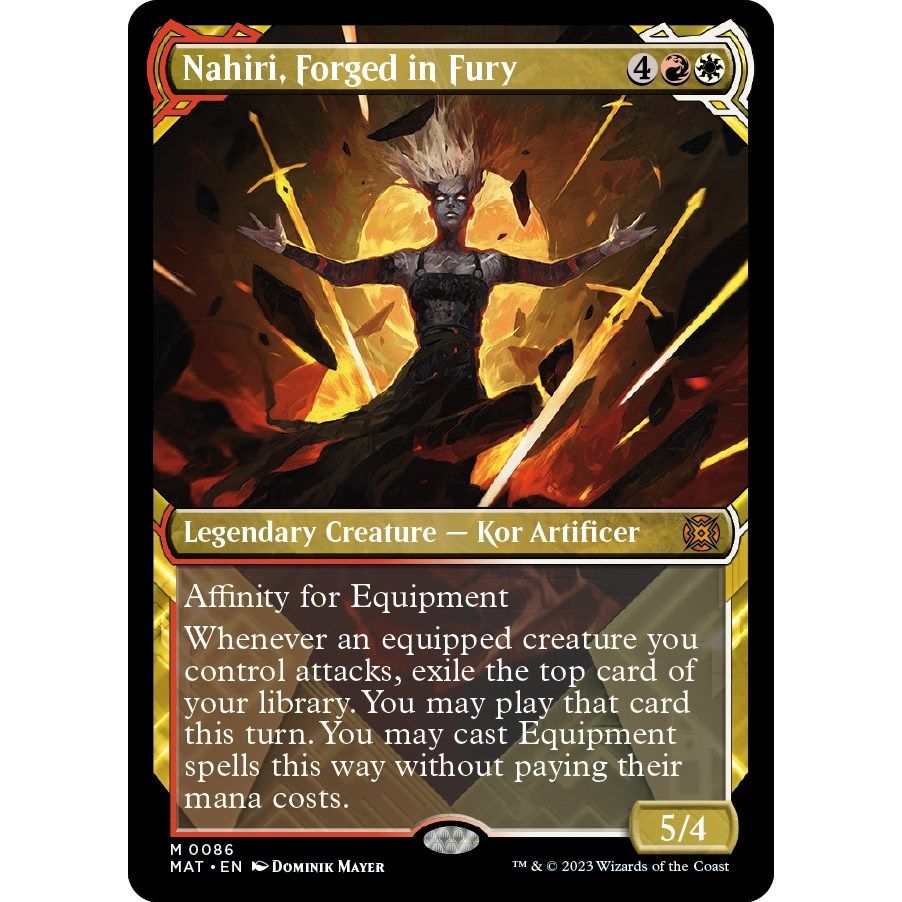 Image for Nahiri, Forged in Fury (Showcase) (86) (MAT) - Magic: The Gathering