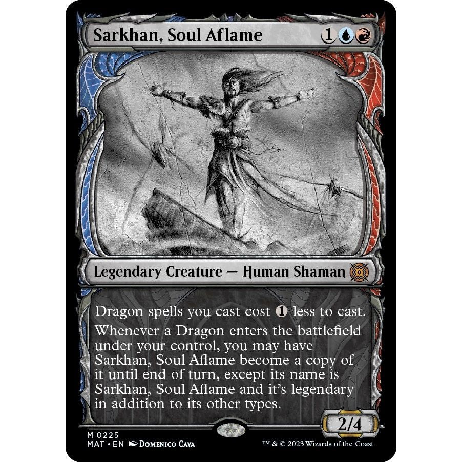 Image for Sarkhan, Soul Aflame (Halo Foil) (225) (MAT) - Magic: The Gathering