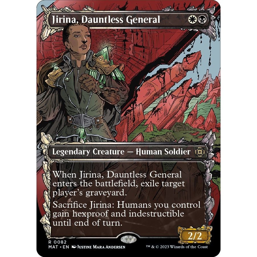 Image for Jirina, Dauntless General (Showcase) (82) (MAT) - Magic: The Gathering