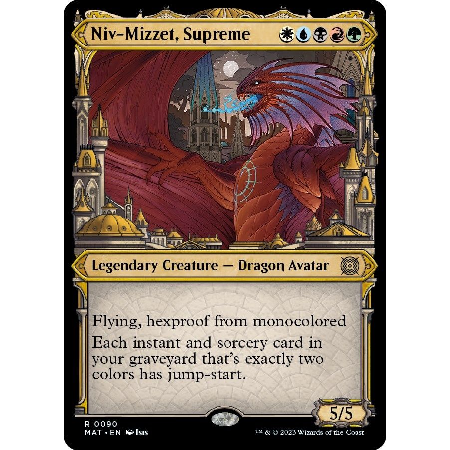 Image for Niv-Mizzet, Supreme (Showcase) (90) (MAT) - Magic: The Gathering