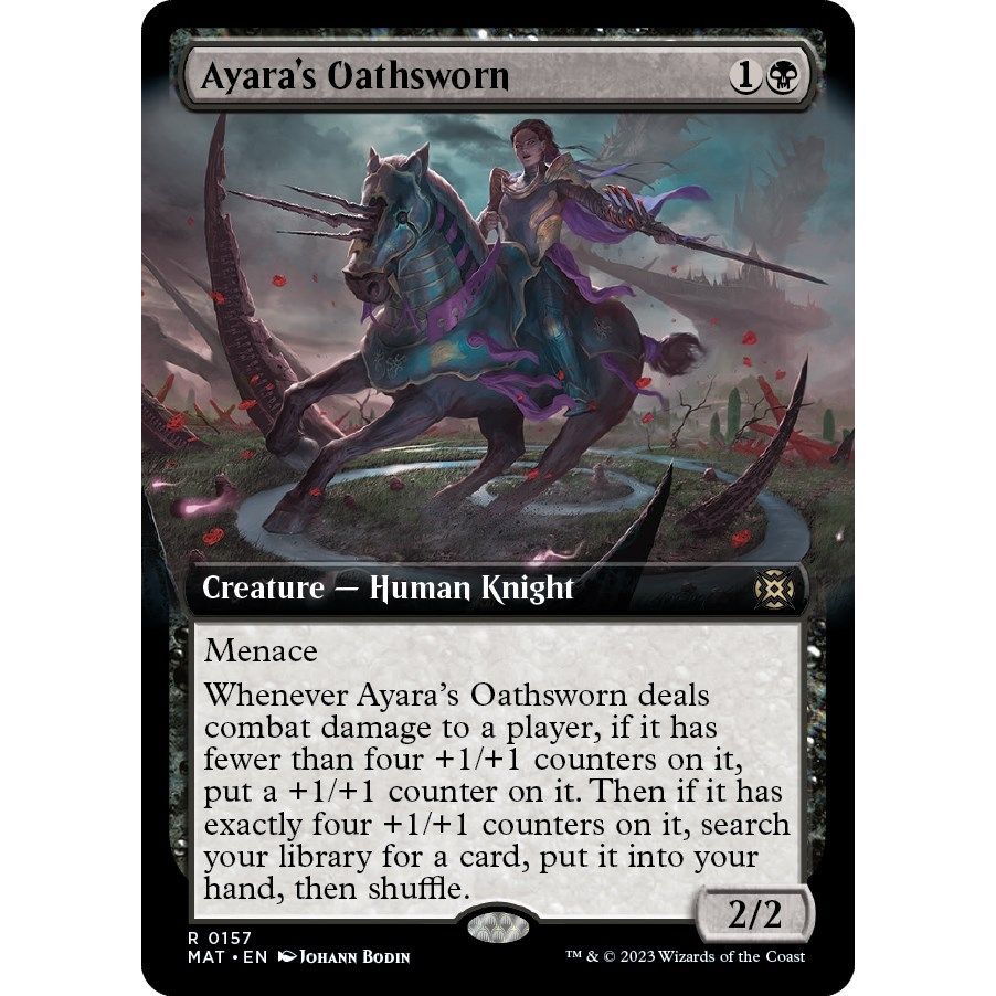 Image for Ayara's Oathsworn (Extended Art) (157) (MAT) - Magic: The Gathering