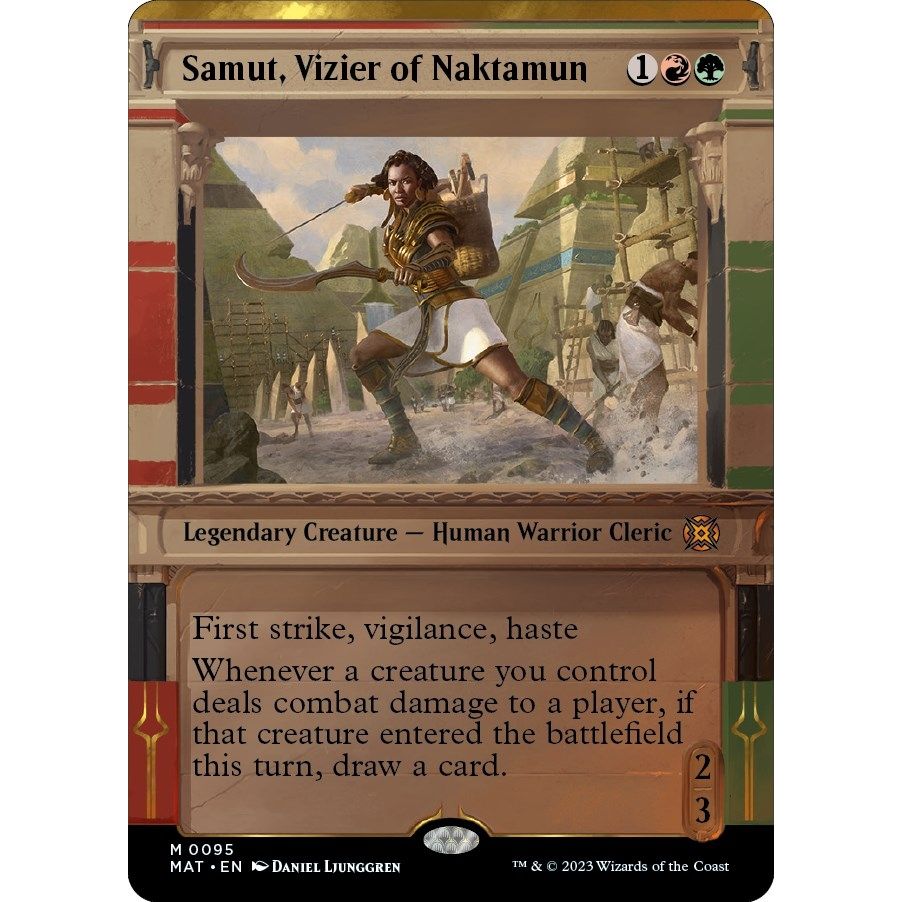 Image for Samut, Vizier of Naktamun (Showcase) (95) (MAT) - Magic: The Gathering