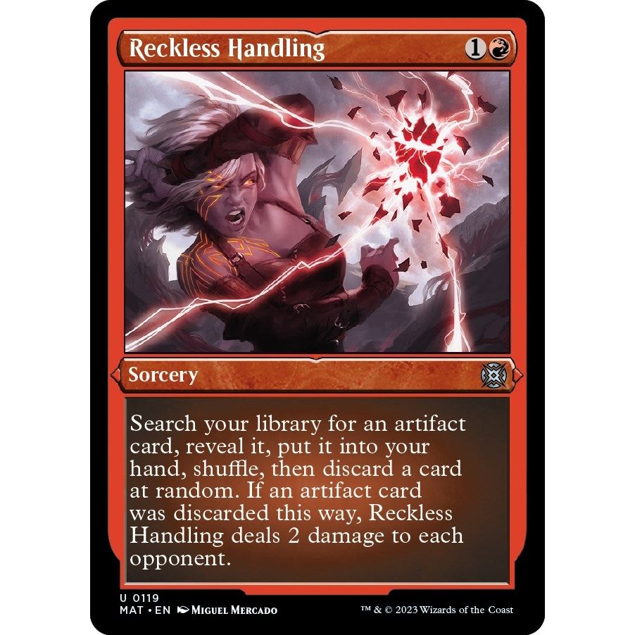 Image for Reckless Handling (Foil Etched) (119) (MAT) - Magic: The Gathering