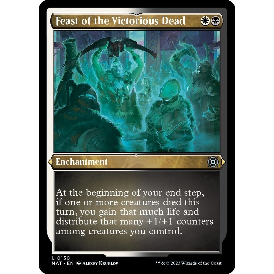 Image for Feast of the Victorious Dead (Foil Etched) (130) (MAT) - Magic: The Gathering