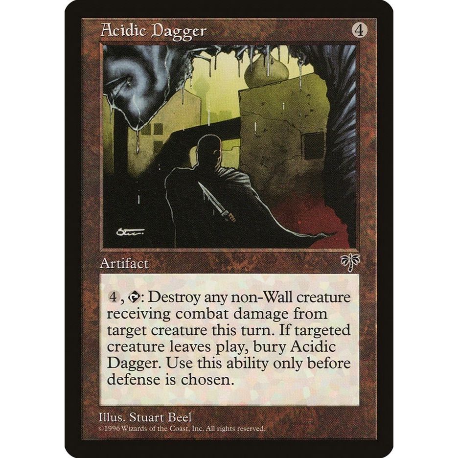Image for Acidic Dagger (MIR) - Magic: The Gathering