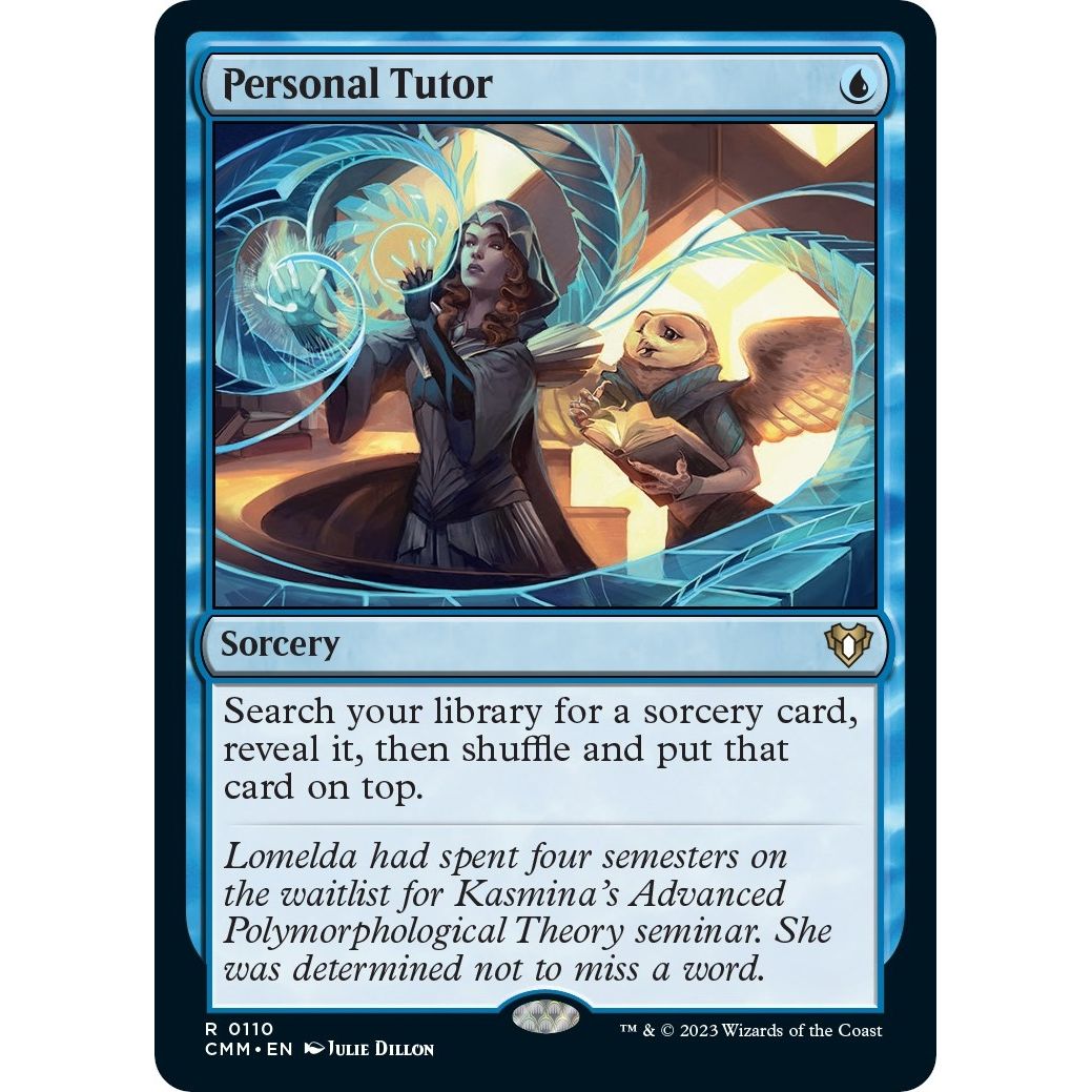 Image for Personal Tutor (110) (CMM) - Magic: The Gathering