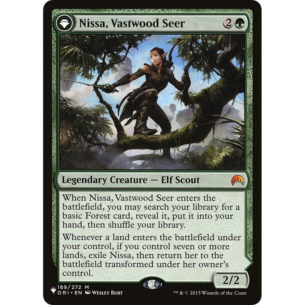 Image for Nissa, Vastwood Seer (189) (LIST) - Magic: The Gathering
