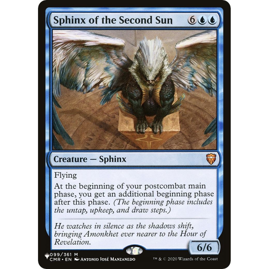 Image for Sphinx of the Second Sun (99) (LIST) - Magic: The Gathering