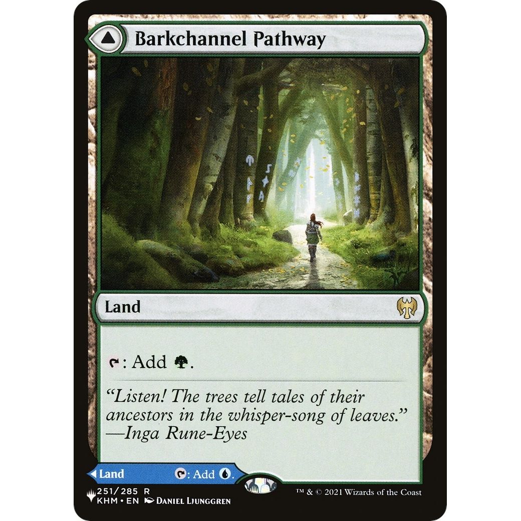 Image for Barkchannel Pathway (251) (LIST) - Magic: The Gathering