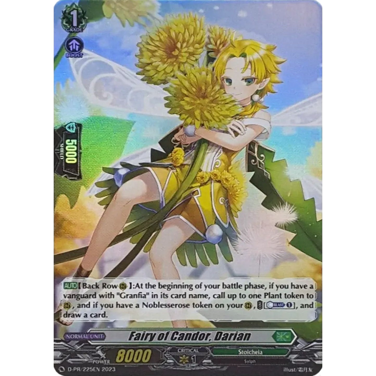 Image for Fairy of Candor, Darian (Foil) (D-PR/225EN) (D-PR) - Cardfight Vanguard