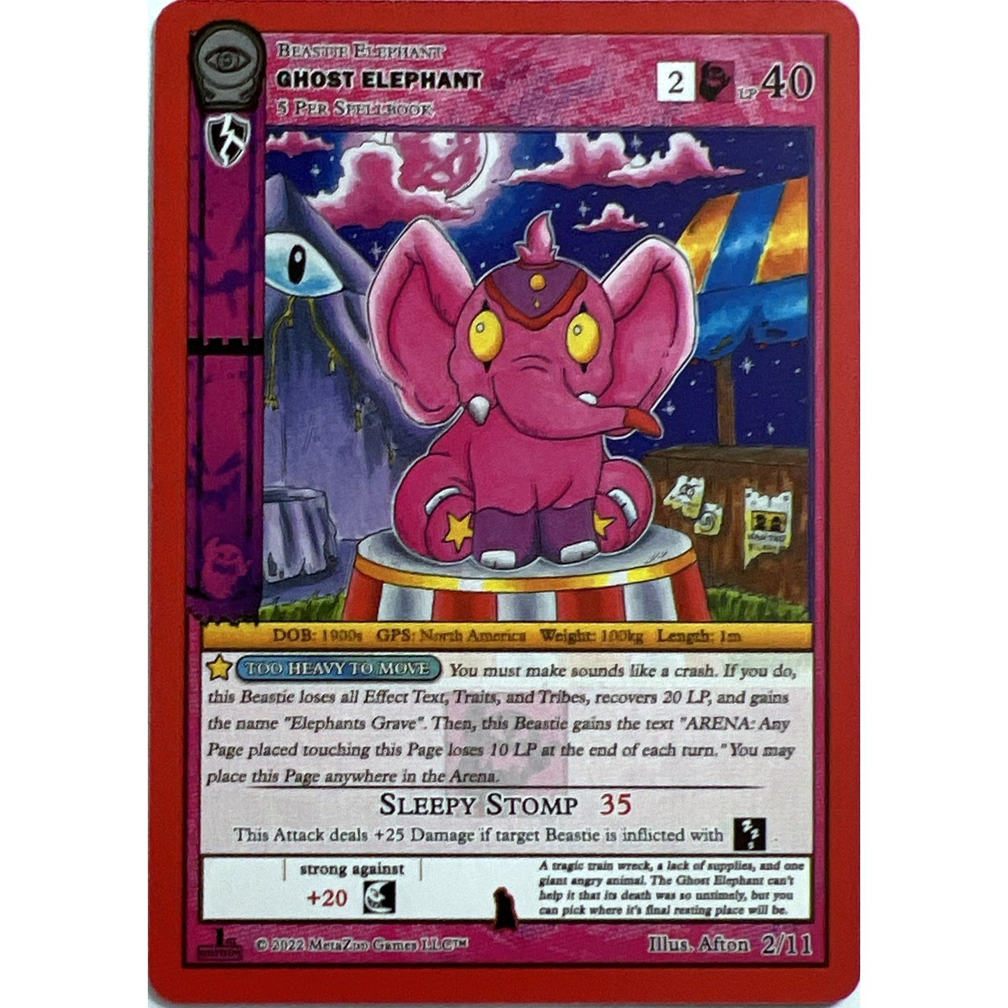 Image for Ghost Elephant (2/11) (SCE1E-RE) - MetaZoo