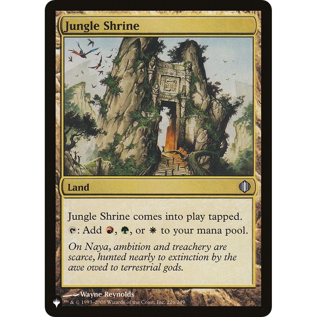 Image for Jungle Shrine (ALA) (226) (LIST) - Magic: The Gathering