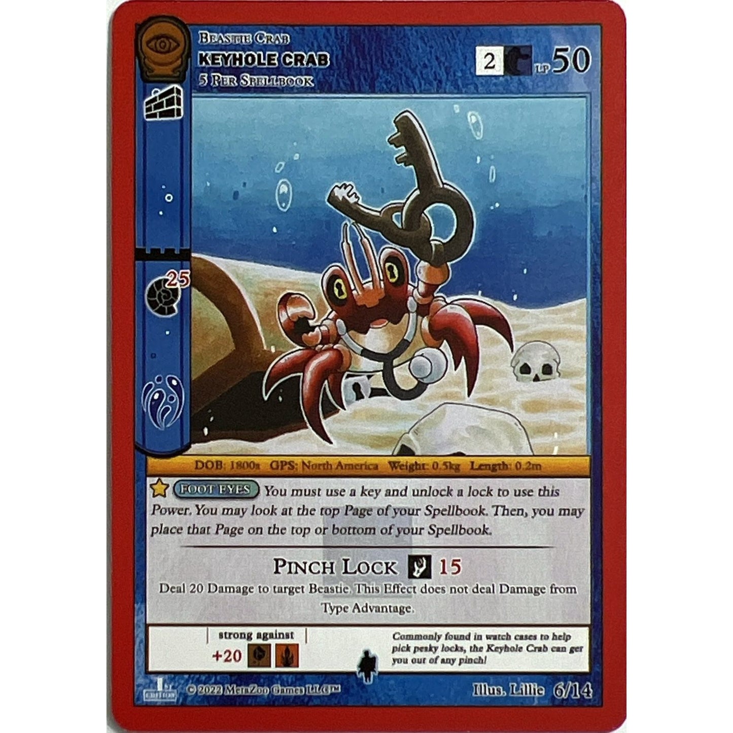 Image for Keyhole Crab (6/14) (SCE1E-RE) - MetaZoo
