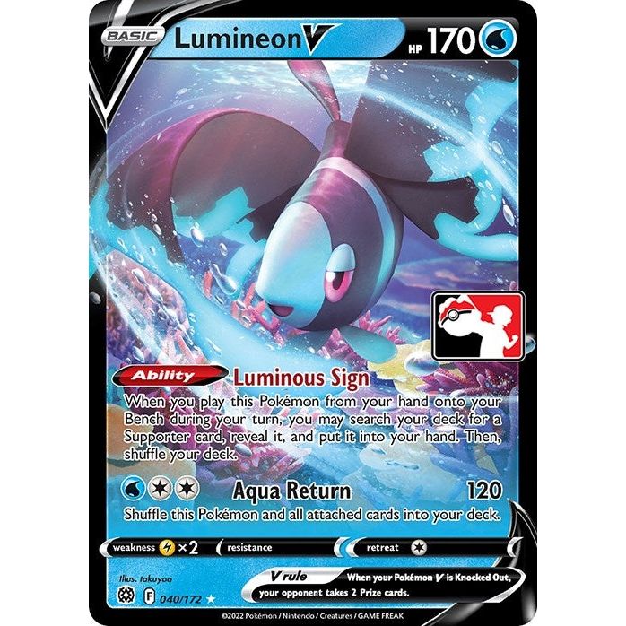 Image for Lumineon V (040/172) - Pokemon