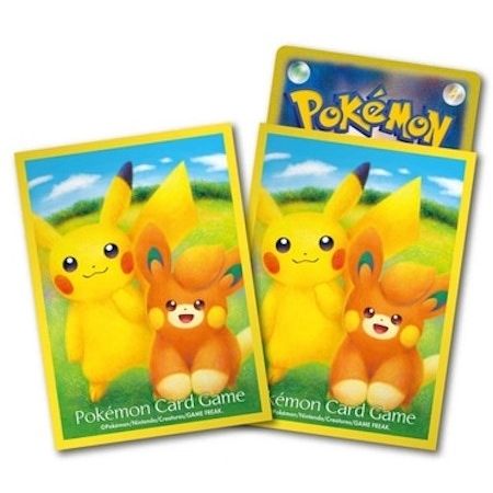Image for Pokemon TCG: Pokemon Center Japan Exclusive Card Sleeves - Pikachu & Pawmi (64-Pack) - Card Sleeves