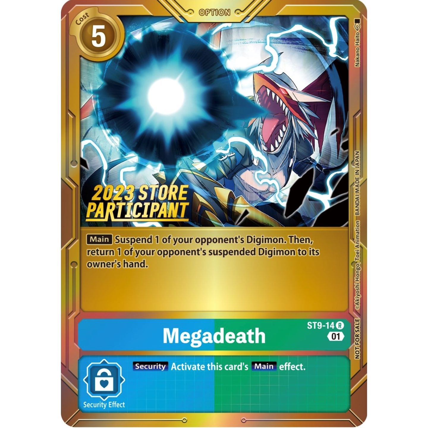 Image for Megadeath (2023 Store Participant) (ST9-14 R) (ST-9) - Digimon Card Game