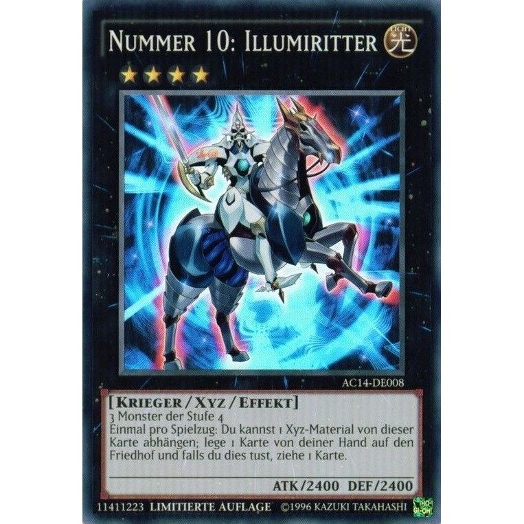 Image for Number 10: Illumiknight (German) - "Nummer 10: Illumiritter" (AC14-DE008) (AC14) - YuGiOh