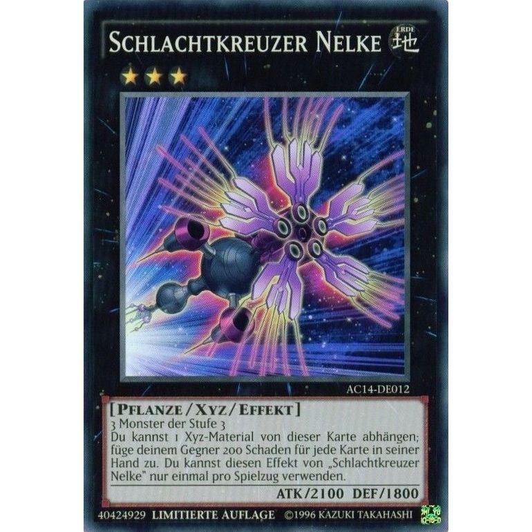 Image for Battlecruiser Dianthus (German) - Schlachtkreuzer Nelke" (AC14-DE012) (AC14) - YuGiOh