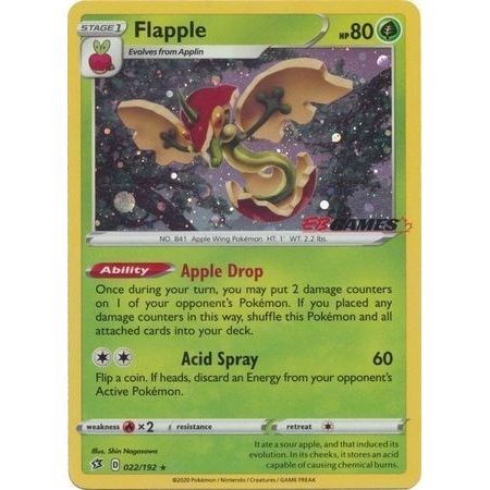 Image for Flapple - 022/192 (EB Games Exclusive) (022/192) (MCAP) - Pokemon