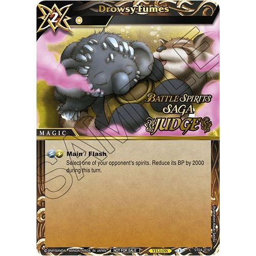 Image for Drowsy Fumes (Judge Pack Vol. 1) (ST04-016) (BSSP) - Battle Spirits Saga