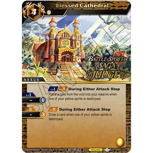 Image for Blessed Cathedral (Judge Pack Vol. 1) (BSS01-114) (BSSP) - Battle Spirits Saga