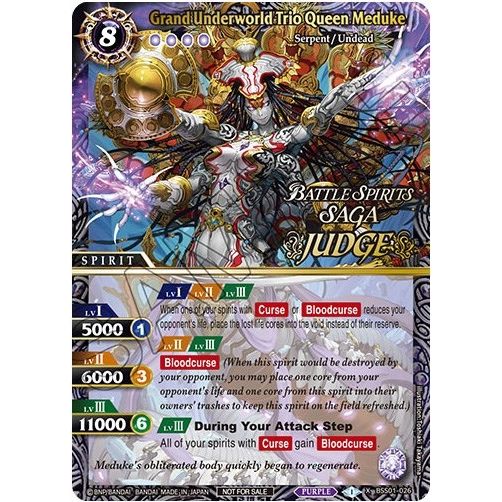 Image for Grand Underworld Trio Queen Meduke (Judge Pack Vol. 1) (BSS01-026) (BSSP) - Battle Spirits Saga