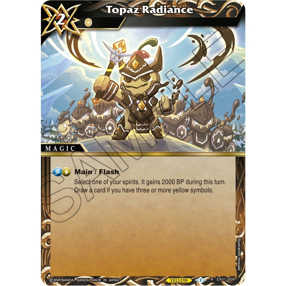 Image for Topaz Radiance (EX01-009) (EX01) - Battle Spirits Saga