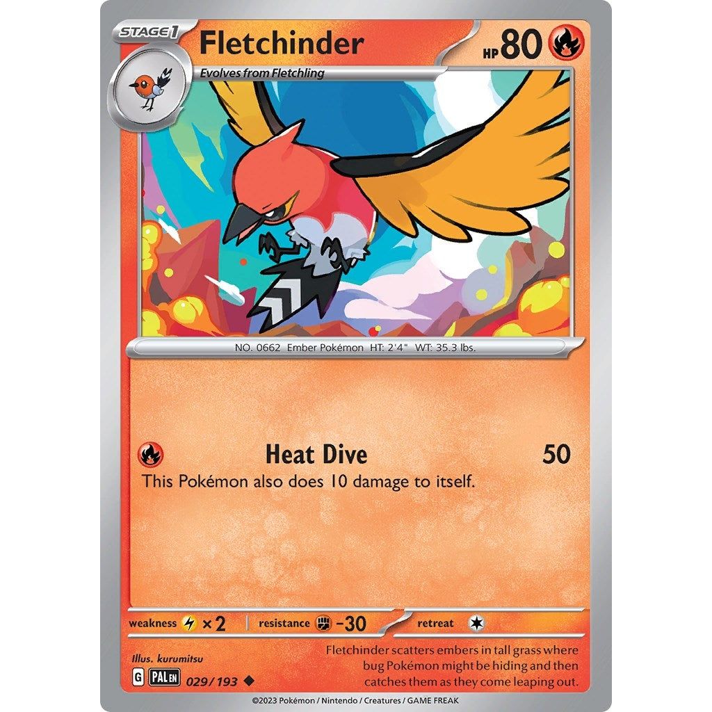 Image for Fletchinder (029/193) (PAL) - Pokemon