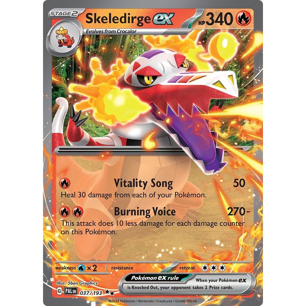 Image for Skeledirge ex (037/193) (PAL) - Pokemon
