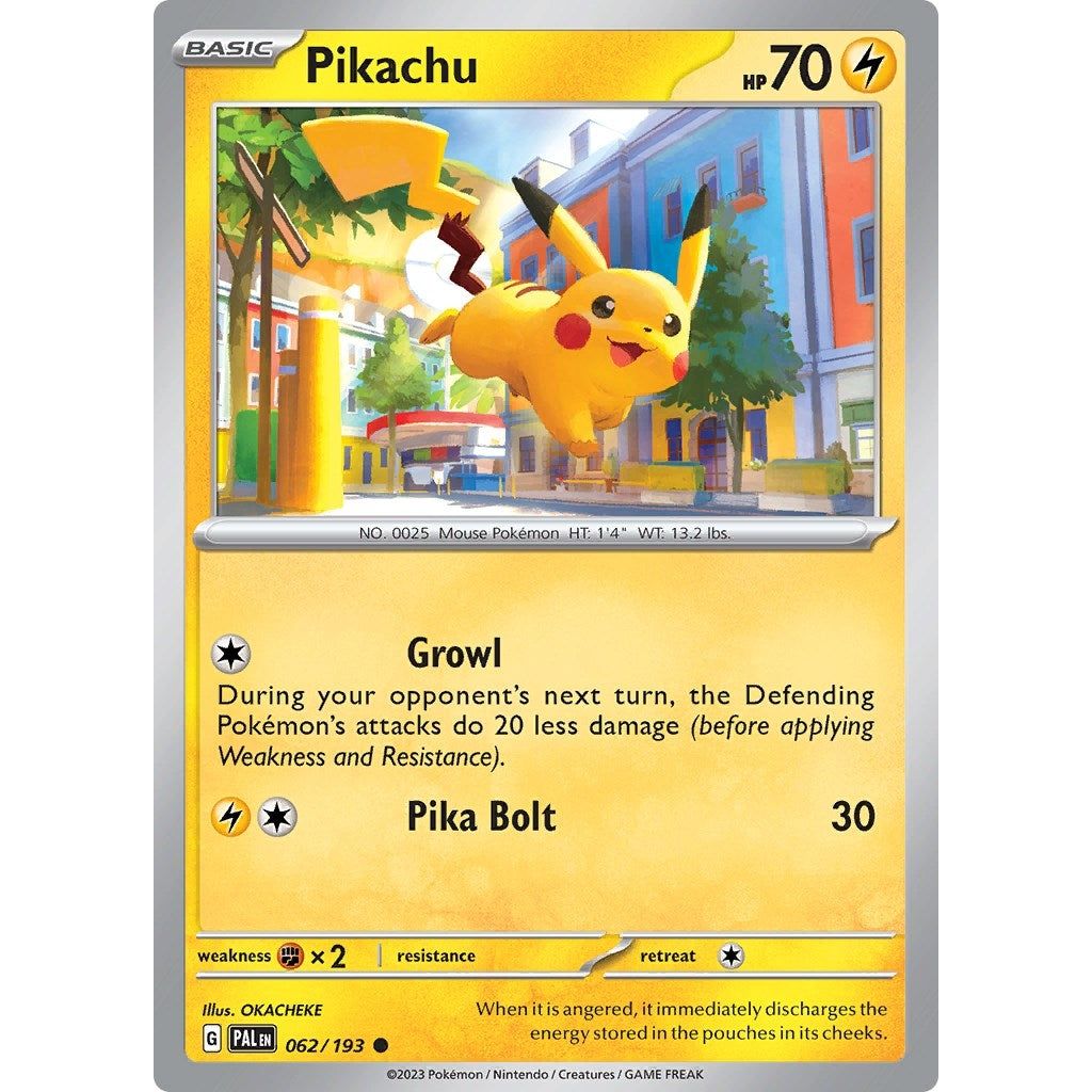 Image for Pikachu (062/193) (PAL) - Pokemon