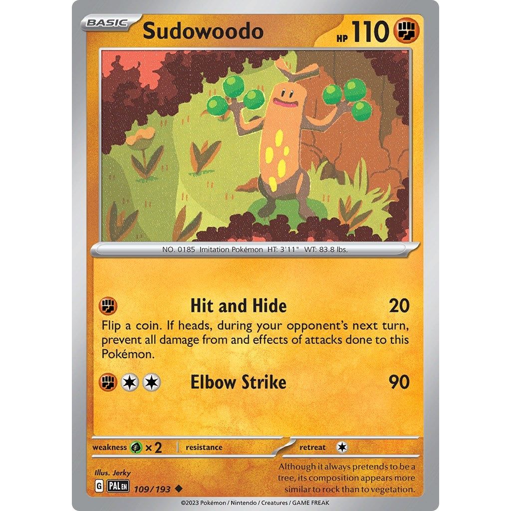 Image for Sudowoodo (109/193) (PAL) - Pokemon