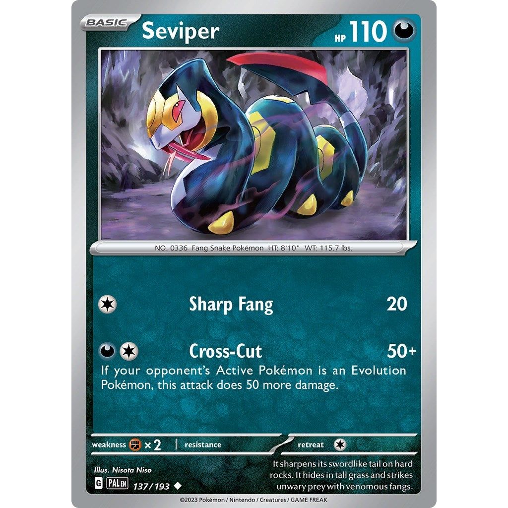 Image for Seviper (137/193) (PAL) - Pokemon