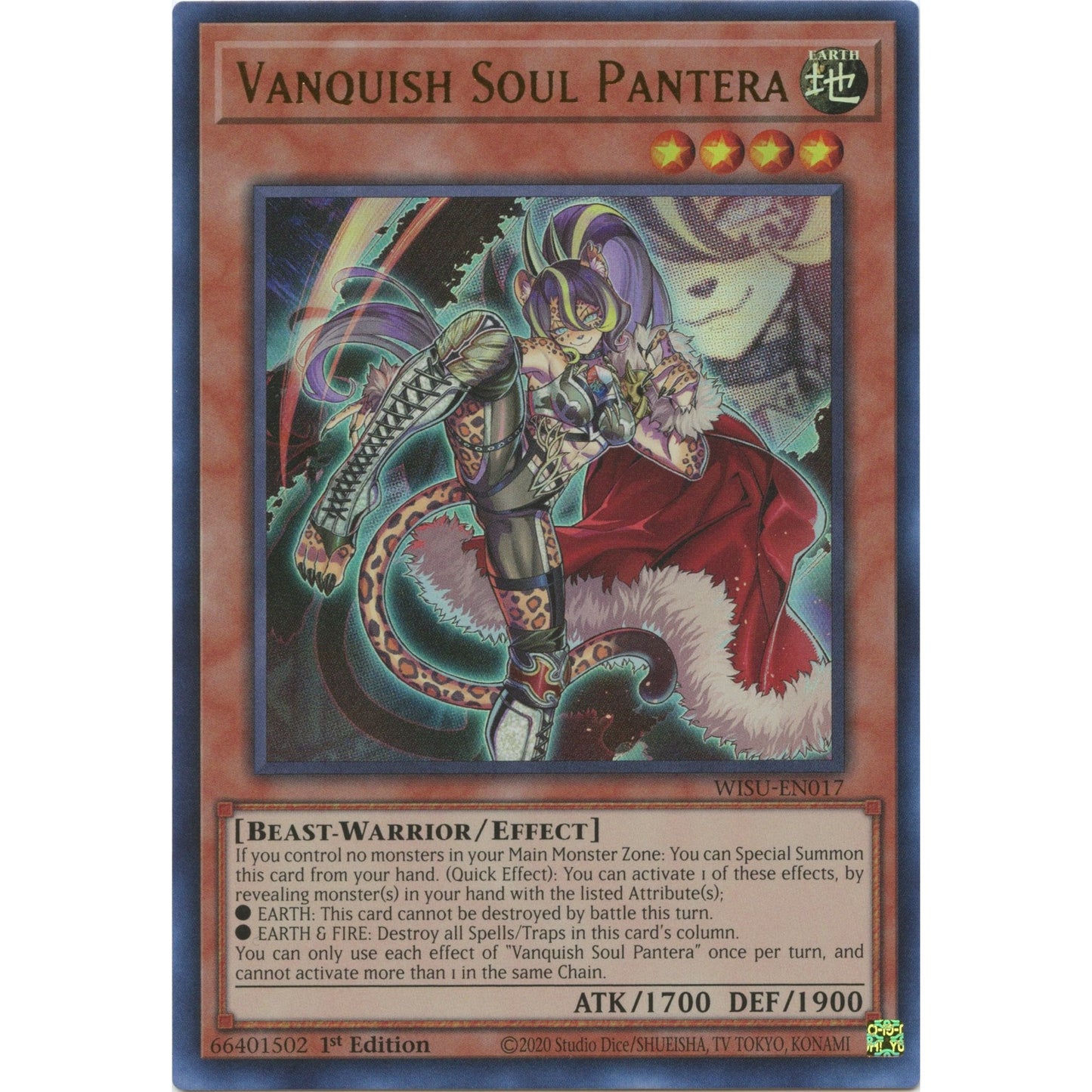 Image for Vanquish Soul Pantera (WISU-EN017) (WISU) - YuGiOh