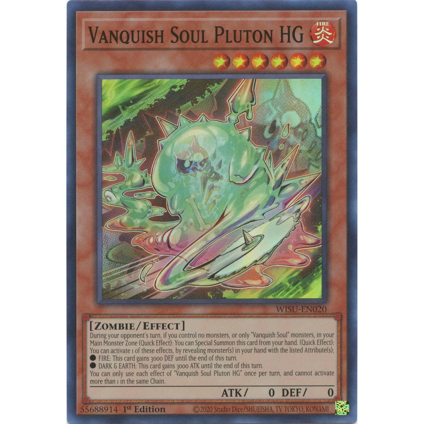 Image for Vanquish Soul Pluton HG (WISU-EN020) (WISU) - YuGiOh