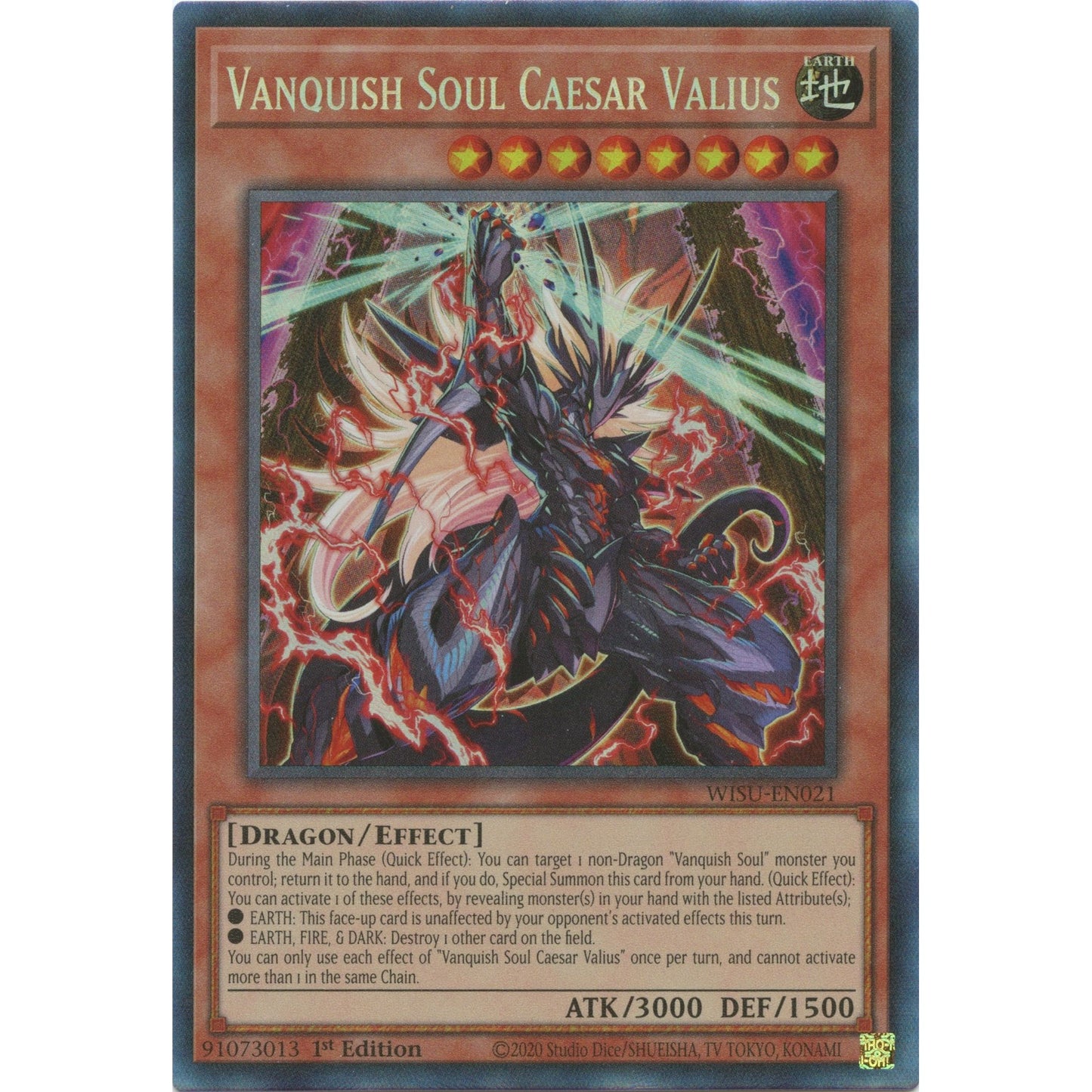 Image for Vanquish Soul Caesar Valius (CR) (WISU-EN021) (WISU) - YuGiOh