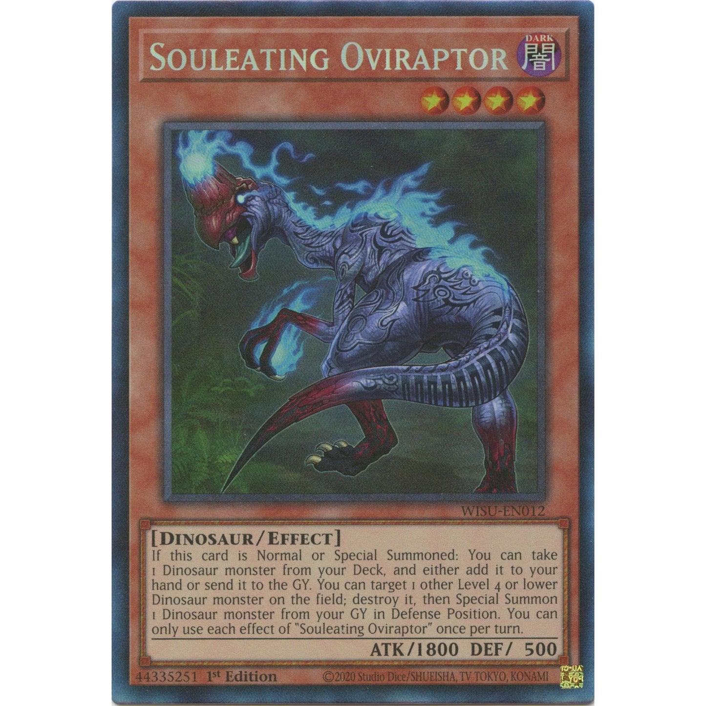 Image for Souleating Oviraptor (CR) (WISU-EN012) (WISU) - YuGiOh