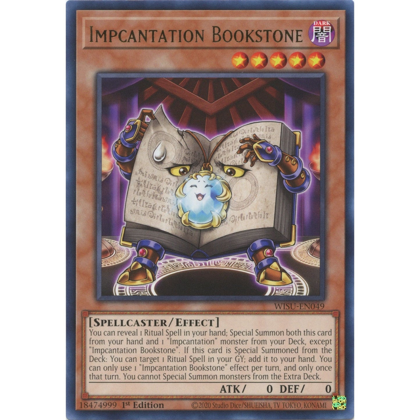 Image for Impcantation Bookstone (WISU-EN049) (WISU) - YuGiOh