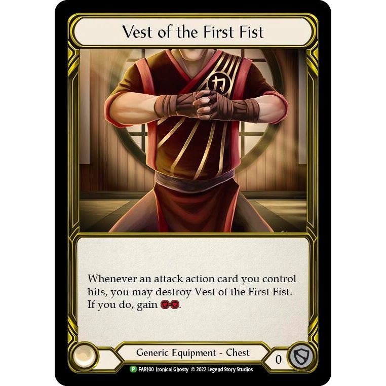 Image for Vest of the First Fist - FAB100 (FAB100) (PR) - Flesh and Blood TCG