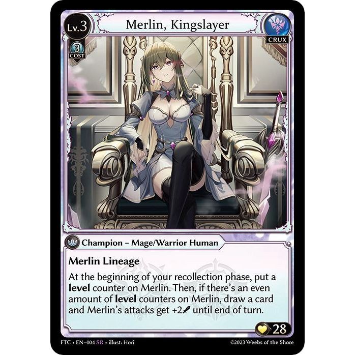 Image for Merlin, Kingslayer (004) (FTC) - Grand Archive TCG