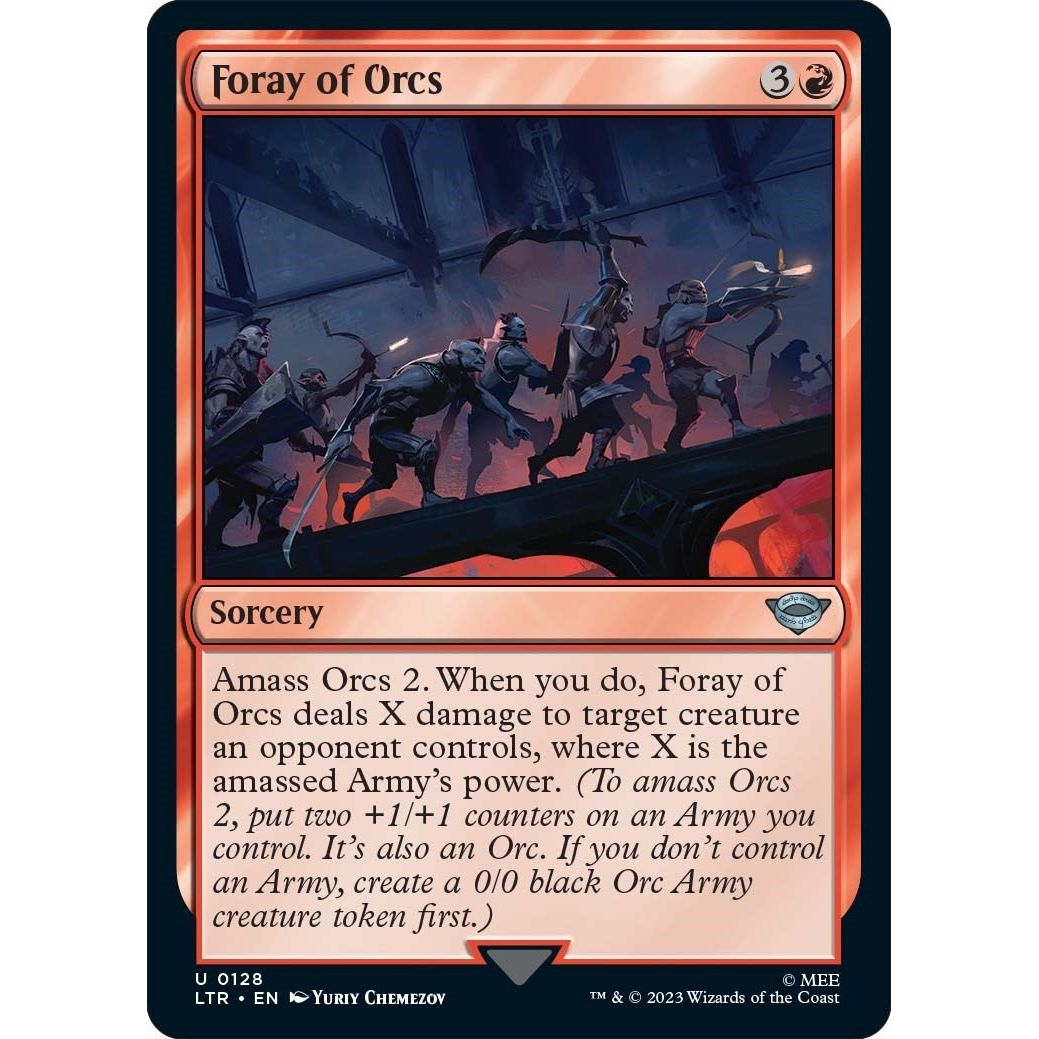 Image for Foray of Orcs (128) (LTR) - Magic: The Gathering