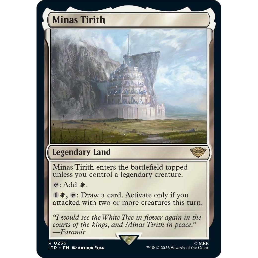 Image for Minas Tirith (256) (LTR) - Magic: The Gathering