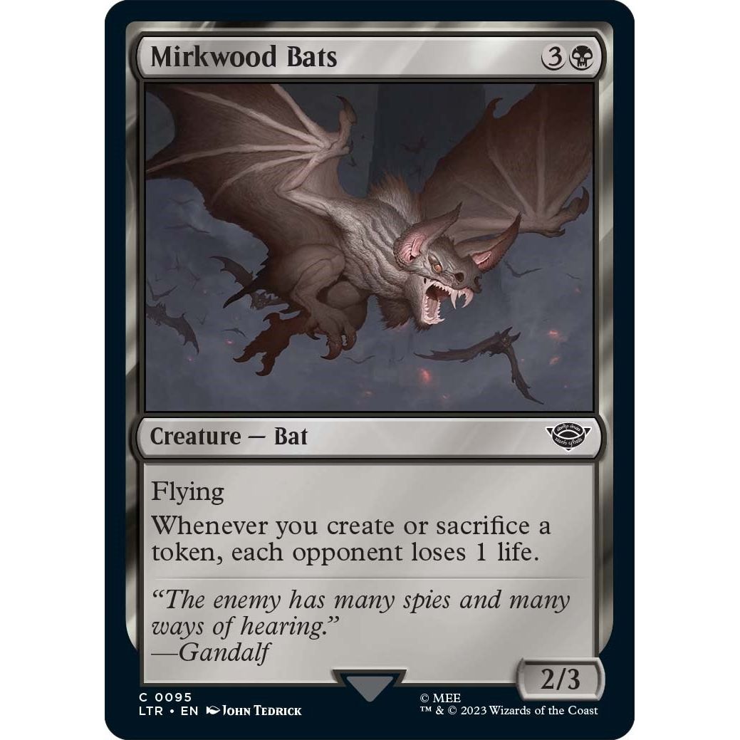 Image for Mirkwood Bats (95) (LTR) - Magic: The Gathering