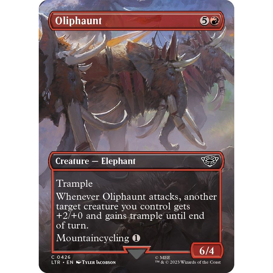 Image for Oliphaunt (Borderless) (426) (LTR) - Magic: The Gathering